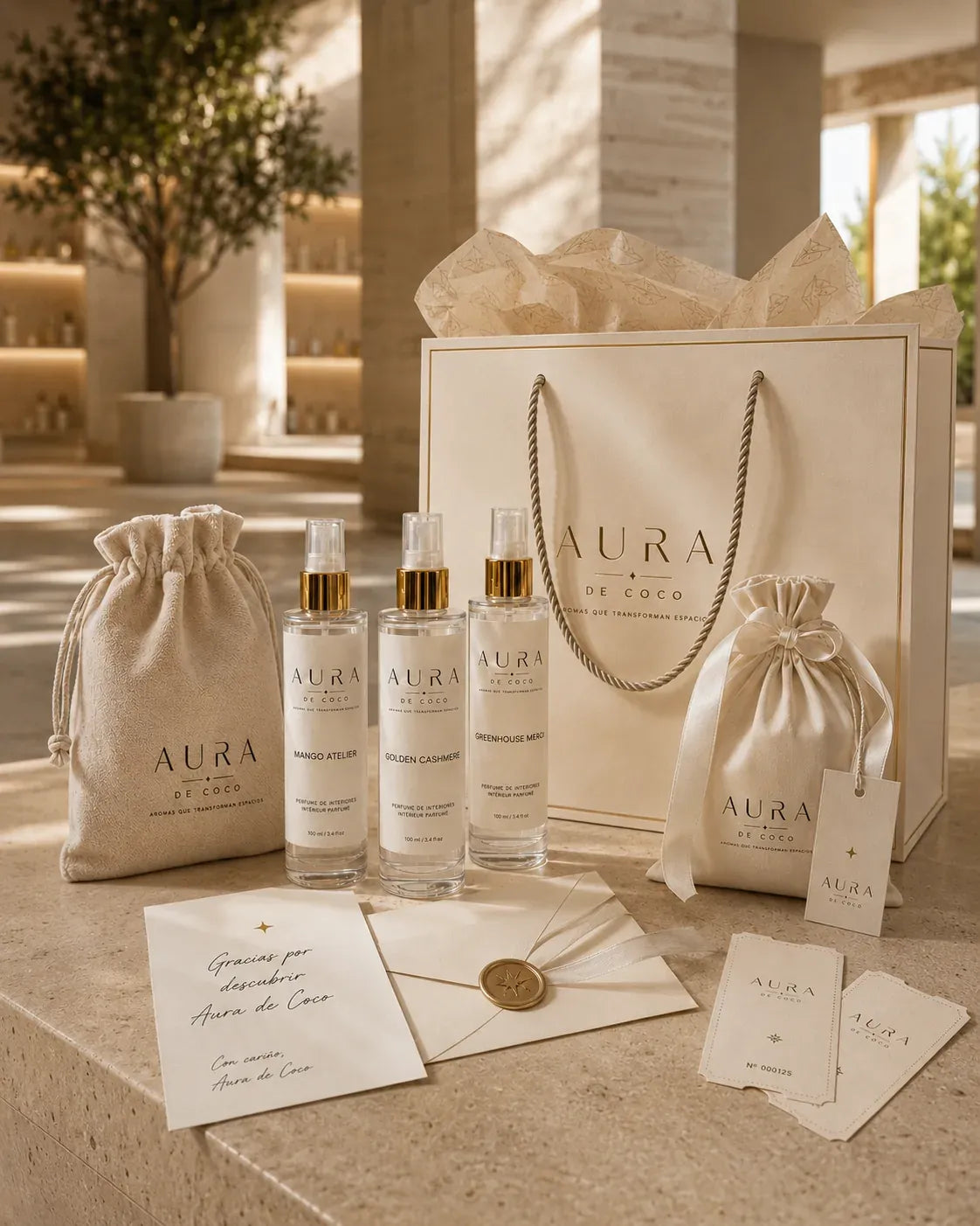 Selección de aromas Aura de Coco